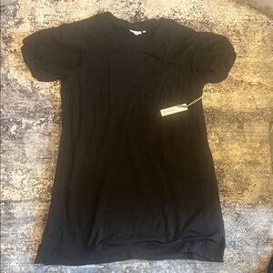 Chico's Sweatshirt Black Dress